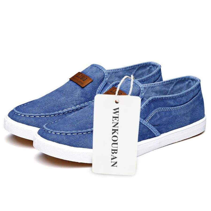 Men's Canvas Slip On Sneakers
