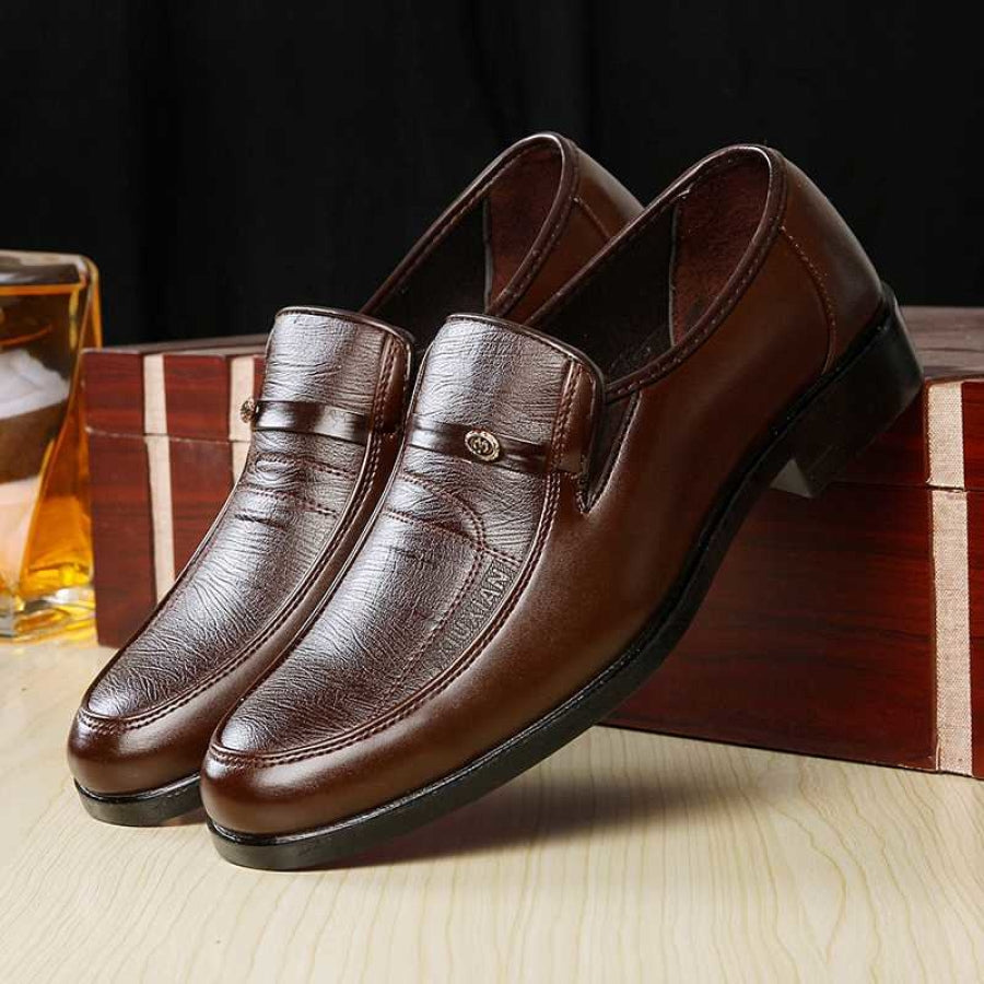 Men's Formal Leather Shoes Shoes Side