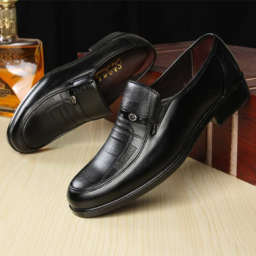 Men's Formal Leather Shoes Shoes Side