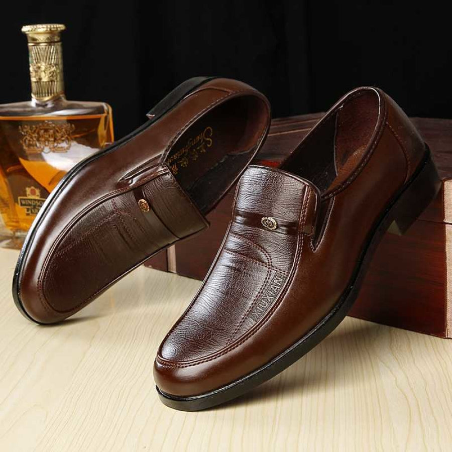 Men's Formal Leather Shoes Shoes Side