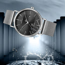 Men's Stainless Steel Watch - MeshElegance Pro