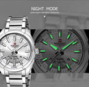 Men's Steel Watch - SteelGlow Elegant