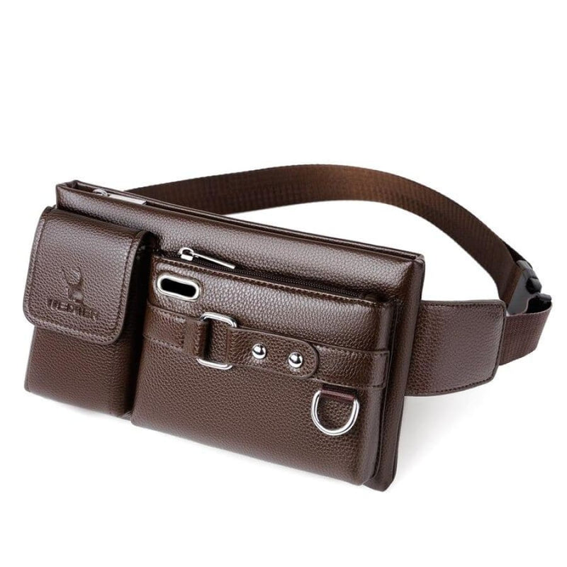 Men's Leather Crossbody Bag