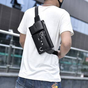 Men's Leather Crossbody Bag