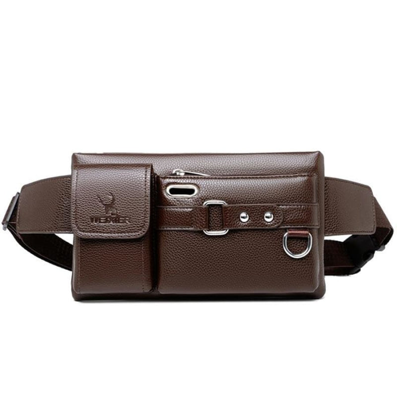 Men's Leather Crossbody Bag
