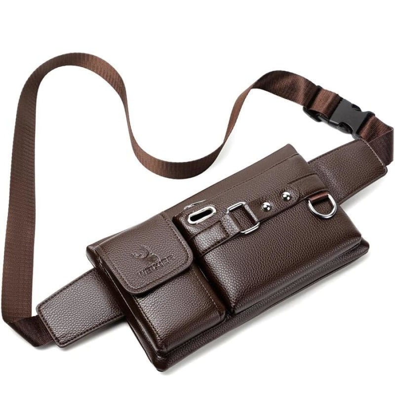 Men's Leather Crossbody Bag