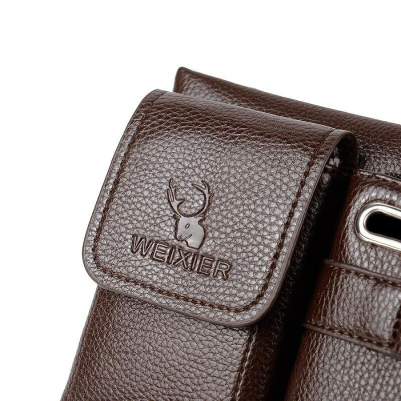 Men's Leather Crossbody Bag