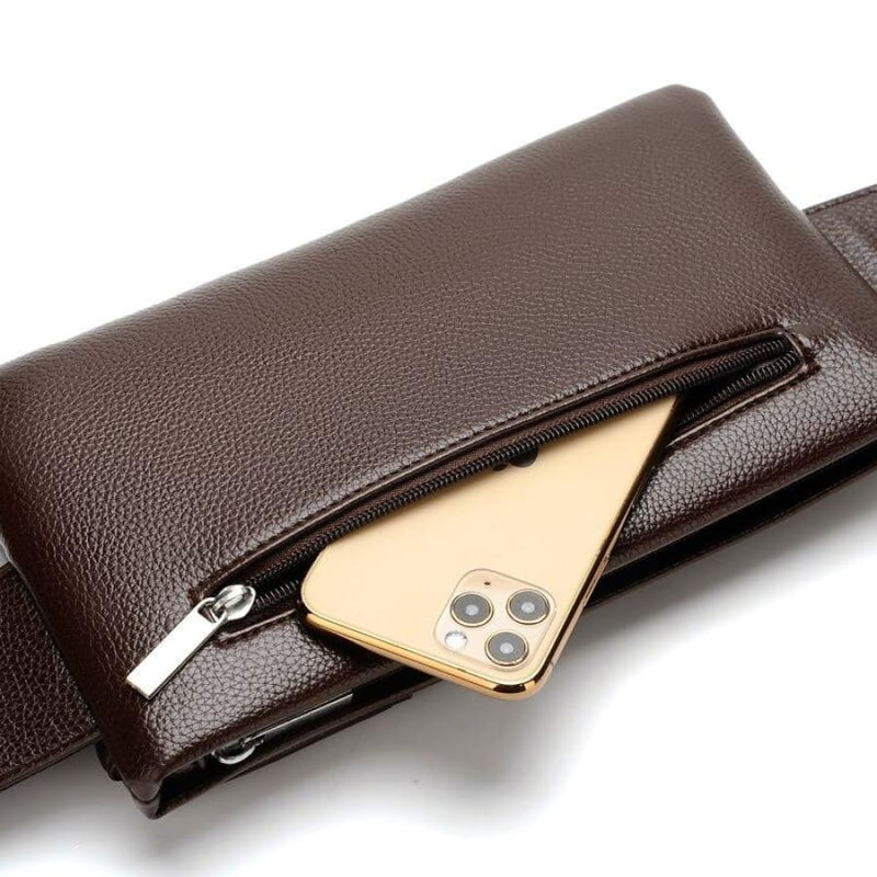 Men's Leather Crossbody Bag