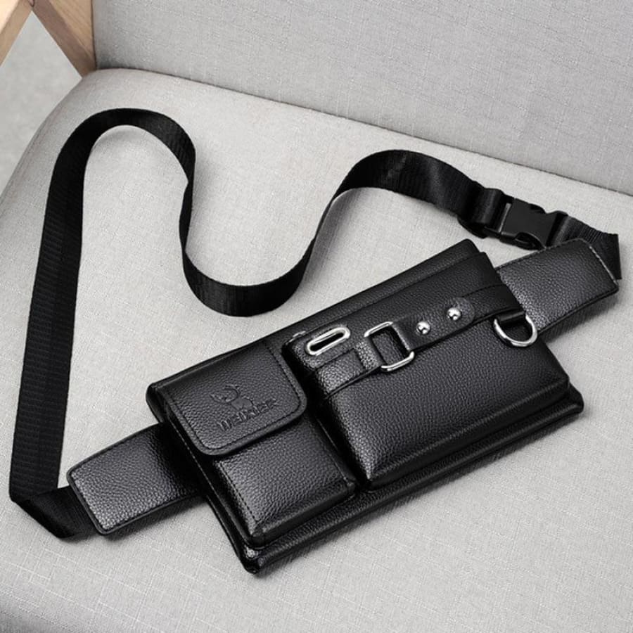Men's Leather Crossbody Bag