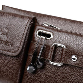Men's Leather Crossbody Bag