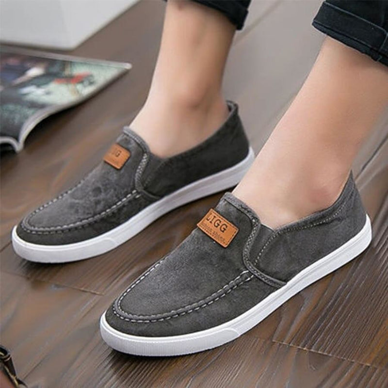 Men's Canvas Slip On Sneakers 