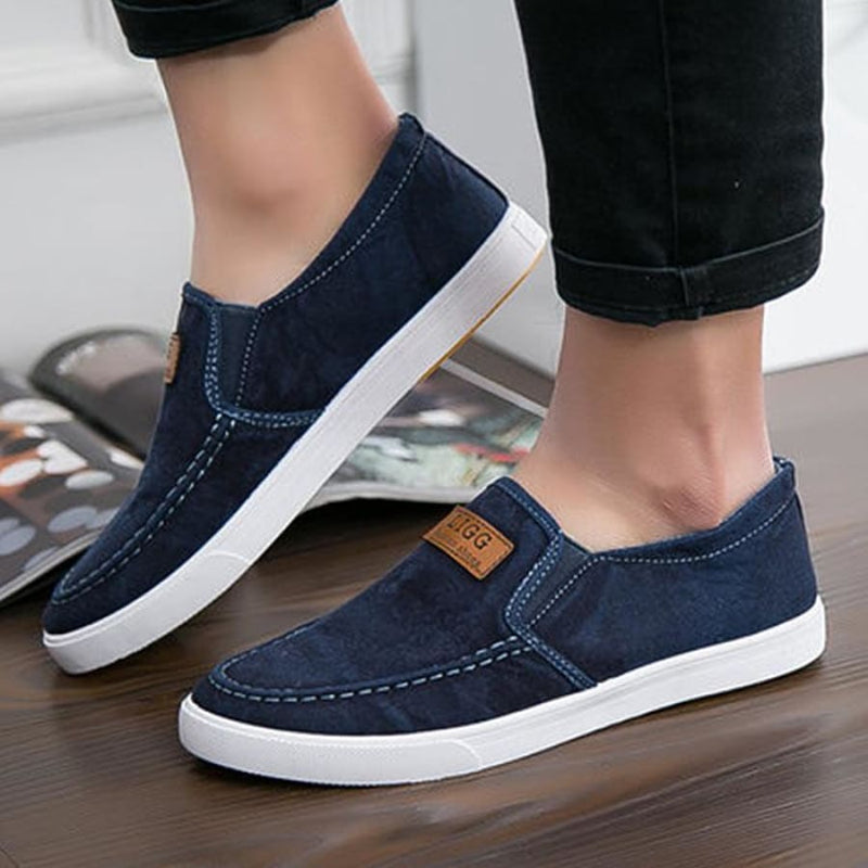 Men's Canvas Slip On Sneakers 