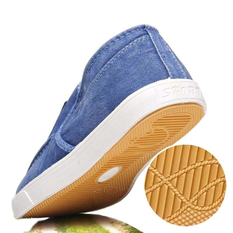 Men's Canvas Slip On Sneakers 