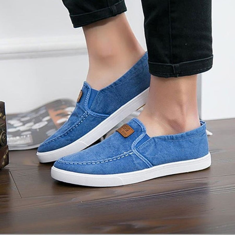 Men's Canvas Slip On Sneakers 