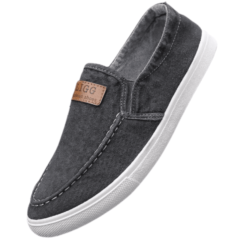Men's Canvas Slip On Sneakers 