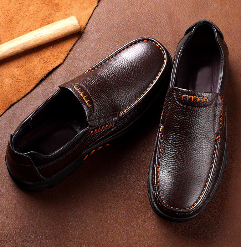 Men's Genuine Leather Moccasin Shoes 